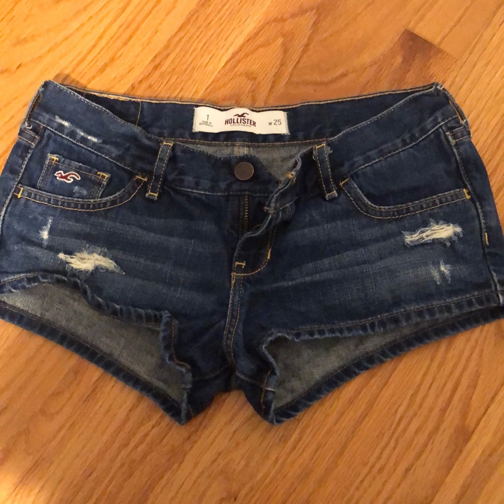 Denim shorts